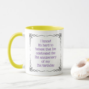42 Jahre oder älter Tasse