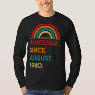 42 Jahre Phantastisch seit August 1980 42. Geburts T-Shirt