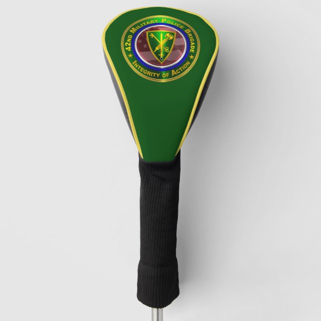 42. Militärpolizei Golf Headcover (Vorderseite)