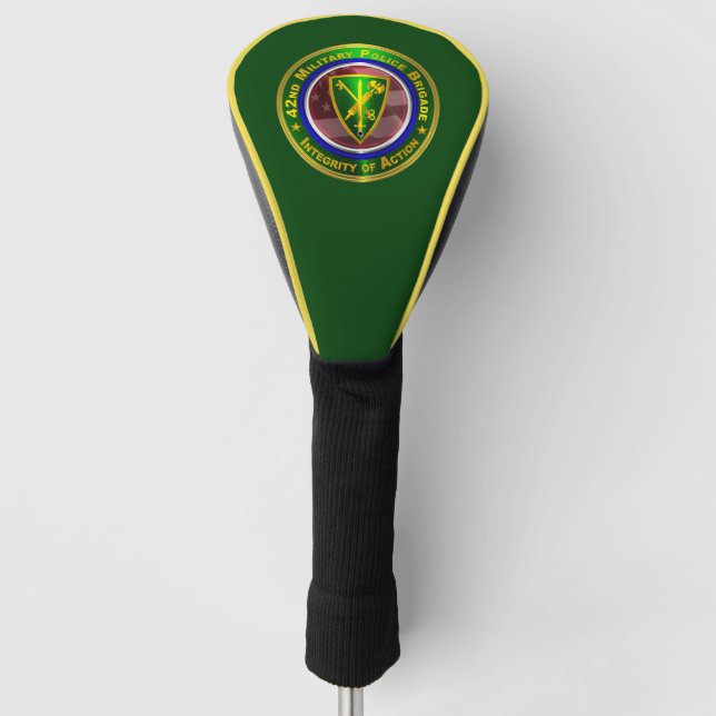 42. Militärpolizei Golf Headcover (Vorderseite)