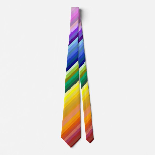 42 Regenbogenspektrum Krawatte (Vorderseite)
