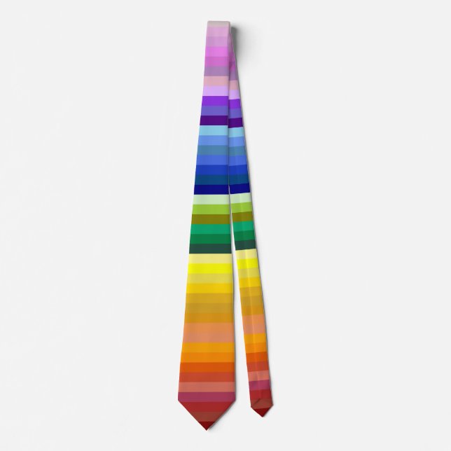 42 Regenbogenspektrum Krawatte (Vorderseite)