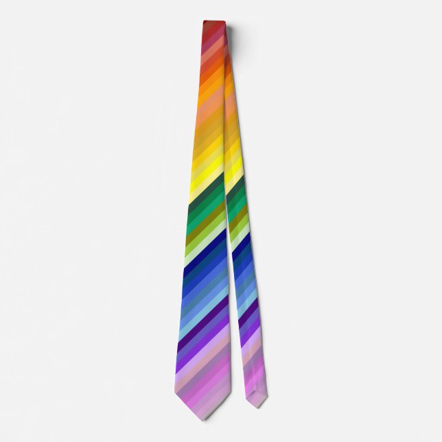 42 Regenbogenspektrum Krawatte (Vorderseite)