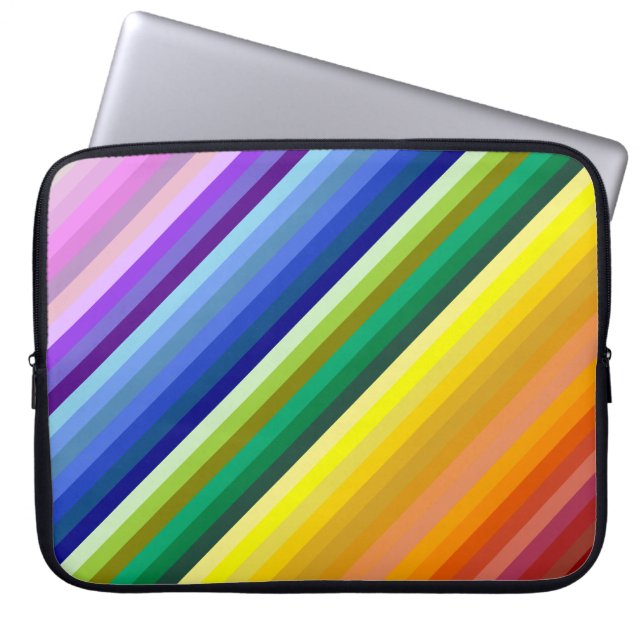 42 Regenbogenspektrum Laptopschutzhülle (Vorderseite)