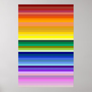 42 Regenbogenspektrum Poster