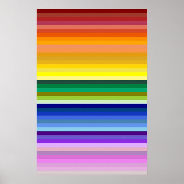 42 Regenbogenspektrum Poster (Vorne)