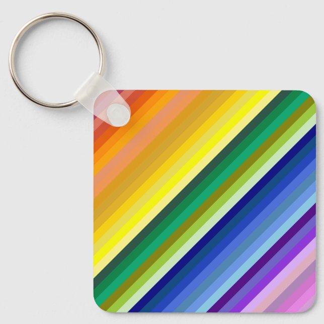 42 Regenbogenspektrum Schlüsselanhänger (Vorderseite)