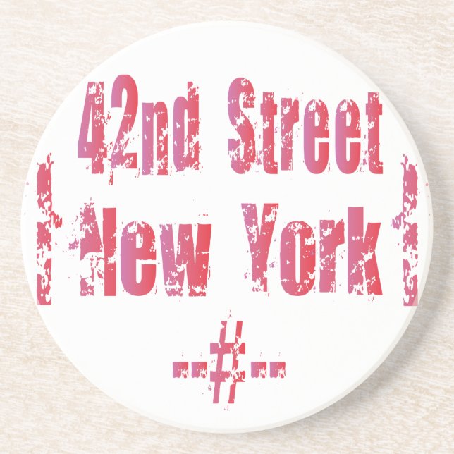 42nd street. untersetzer (Vorne)