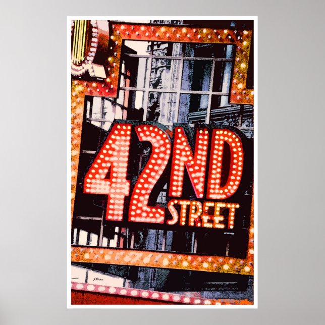 42nd Street, zeitgenössisches Plakat (Vorne)