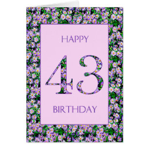 43. Geburtstag Lila Tageszeitung