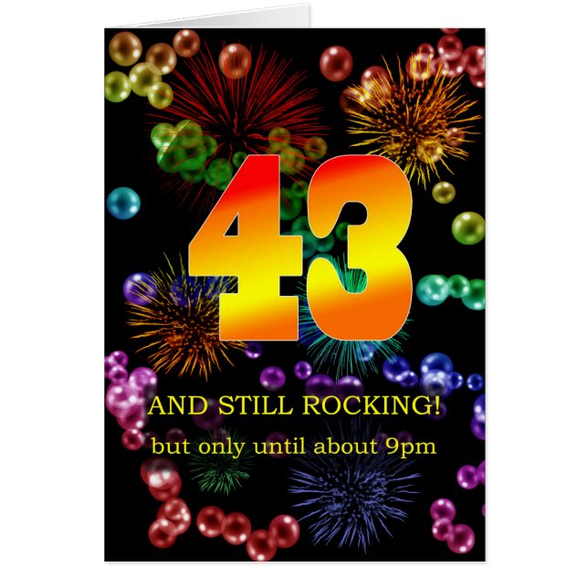 43. Geburtstag noch rocken (Vorne)