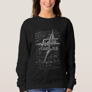 43. Geburtstagskamm von 1849 43 Jahre alt Sweatshirt