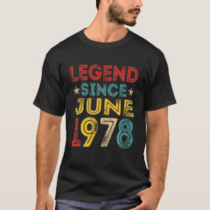43. Geburtstagslegende Seit Juni 1978 störte 43 T-Shirt