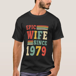 43. Hochzeitstag Epische Ehefrau seit 1979 43 Y T-Shirt