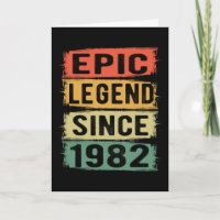 43 Jahre alt Bday 1982 Epische Legende 43. Geburts