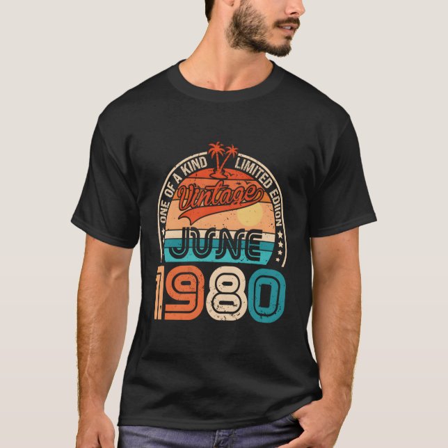 43 Made in 1980 June 1980 43. T-Shirt (Vorderseite)