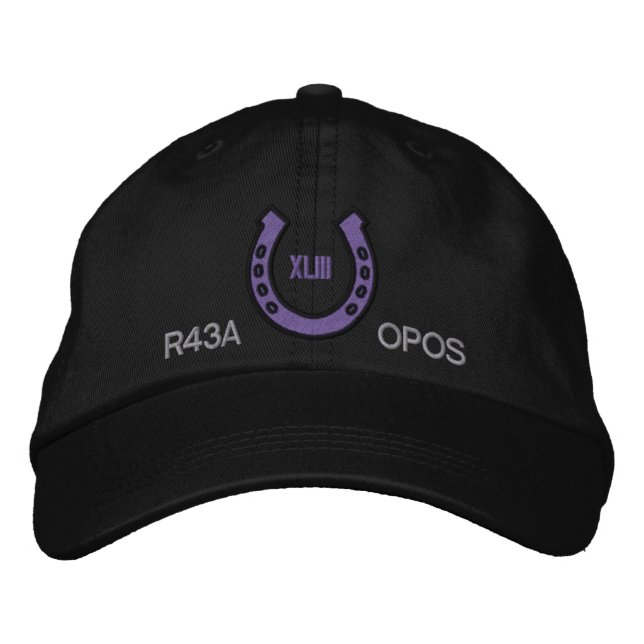 43 qn Cap Bestickte Baseballkappe (Vorderseite)