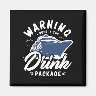 43.Warnung, dass ich das Getränkepaket gekauft ha Magnet