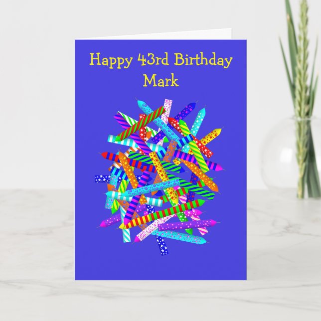 43e carte d'anniversaire (Devant)