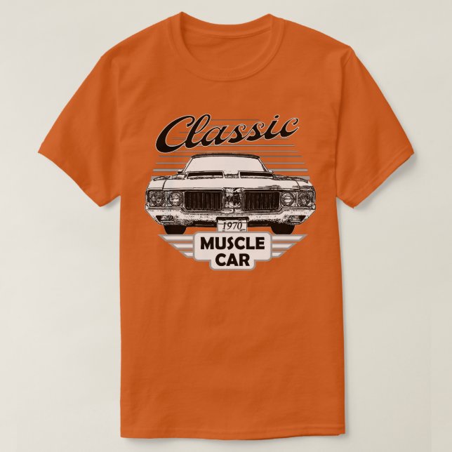 442 70er der klassischen amerikanischen Muskeln T-Shirt (Design vorne)