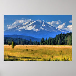 442B MOUNT SHASTA NAHE McCLOUD #9 (20X30) Poster