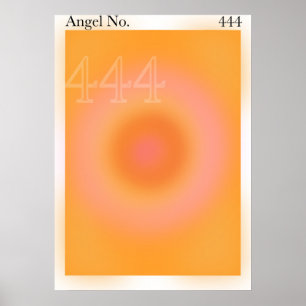 444 affiche du numéro d'ange