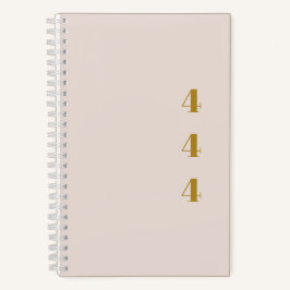444 Angel Number Dankbarkeit Journal Notizbuch