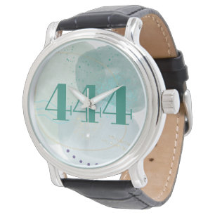 444 Engel-Zahl göttliche Schutzbejahung Armbanduhr
