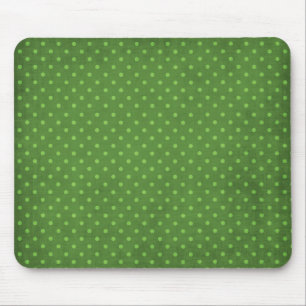 446_lilies GREEN COUNTRY PUNKTS PATTERN DOTS CI Mousepad