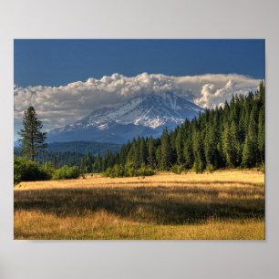 447 MOUNT SHASTA NAHE McCLOUD (8x10) Poster
