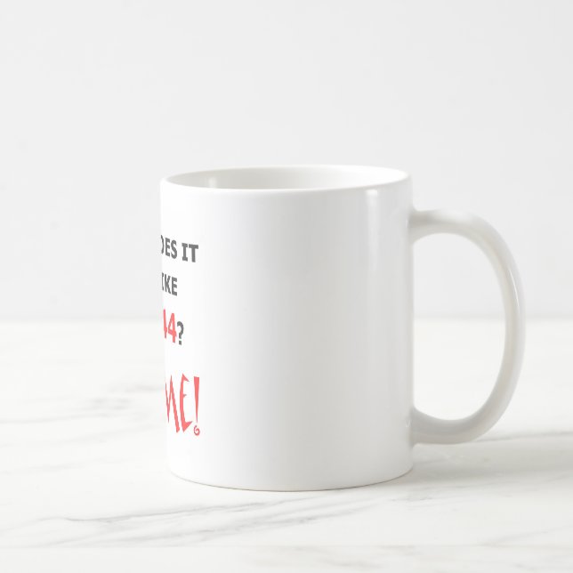 44 beißen Sie mich! Kaffeetasse (Rechts)