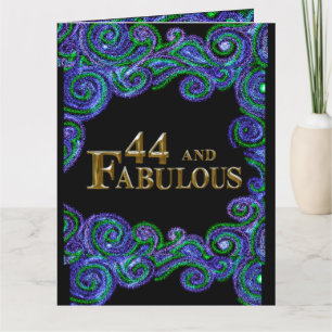 44. Geburtstag  Karte