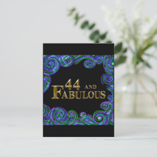 44. Geburtstag Postkarte