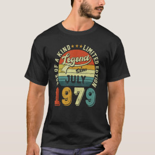 44 Jahre Phantastisch seit Juli 1979 44. Geburtsta T-Shirt