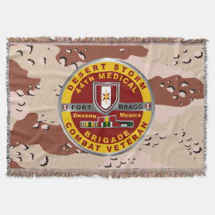 44. Medizinische Brigade Desert Storm Veteran Decke
