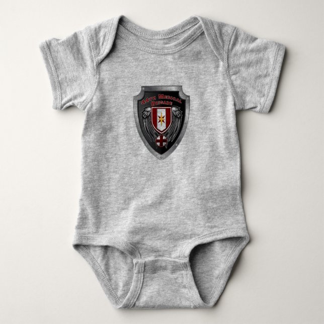 44. Medizinische Brigade "Dragon Medics" Baby Strampler (Vorderseite)