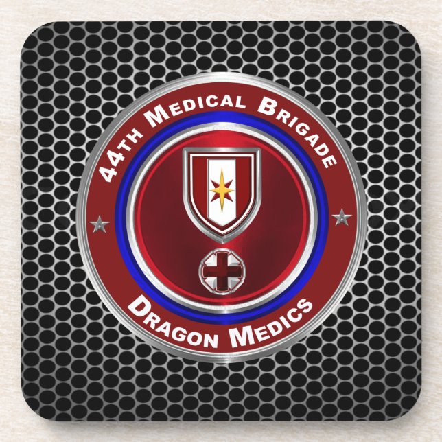 44. Medizinische Brigade Dragon Medics Getränkeuntersetzer (Vorderseite)