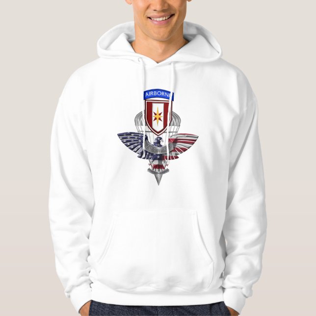 44. Medizinische Brigade Im Flugzeug Hoodie (Vorderseite)