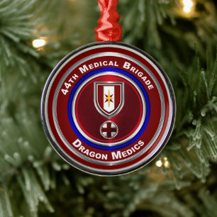 44. Medizinische Brigade Weihnachten Ornament Aus Metall