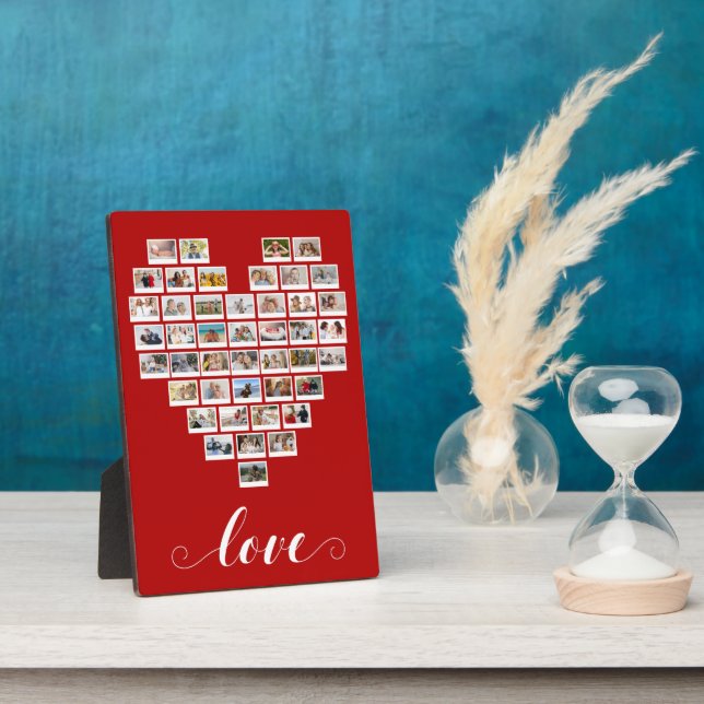 44 Photo Collage Love Instant Camera Film Heart   Fotoplatte (Seite)