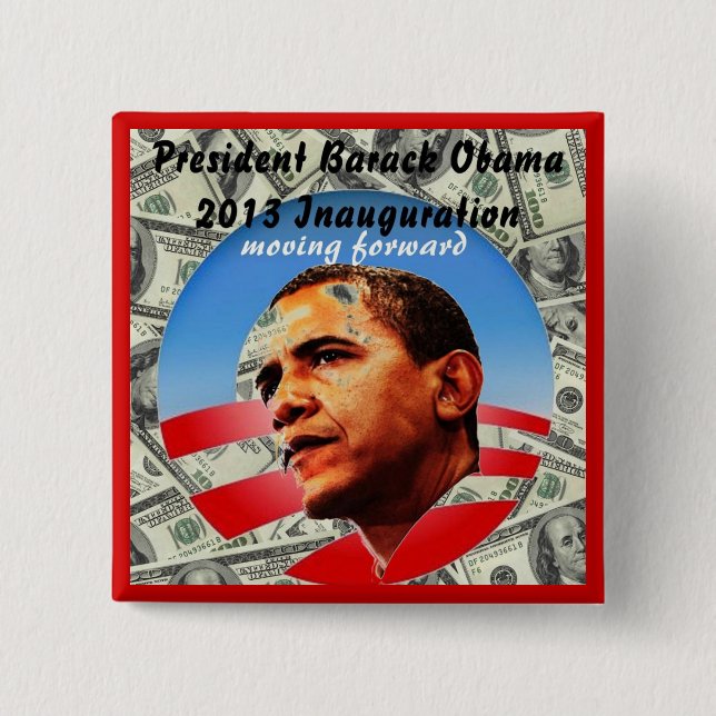 44. PRÄSIDENT DER VEREINIGTEN STAATEN BARACK OBAMA BUTTON (Vorderseite)