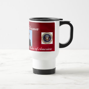 44. Präsidenten-Tasse (rot) Reisebecher