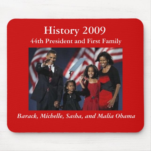 44. Präsidentenfamilie Mousepad (Vorne)
