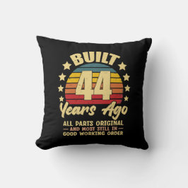 44 Years Ago All Parts Original 44th Birthday Kissen