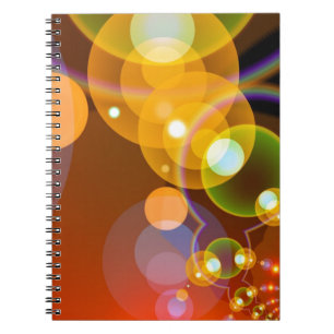 451 DIGITALE FRAKTALE GEOMETRIC ART BACKGRUNDS WAL NOTIZBLOCK