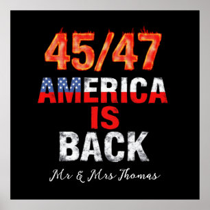 45/47 Amerika ist zurück Show Your American Pride Poster
