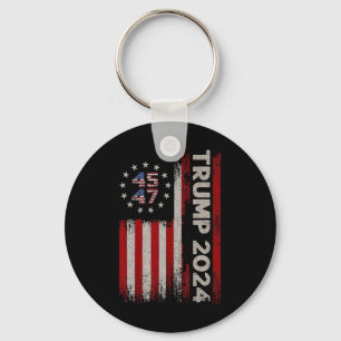 45 47 Donald Trump 2024 American Flag 2024 Electio Schlüsselanhänger