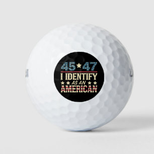 45 47 Ich identifiziere mich als amerikanische Fla Golfball