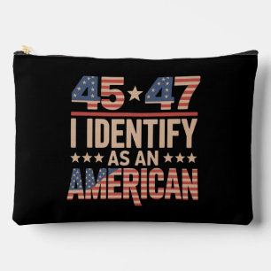 45 47 Ich identifiziere mich als amerikanischer Tr Zubehörtasche