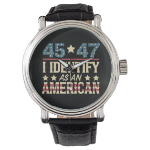 45 47 Ich identifiziere mich als eine amerikanisch Armbanduhr